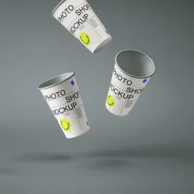 Falling Paper Hot Cups Brand